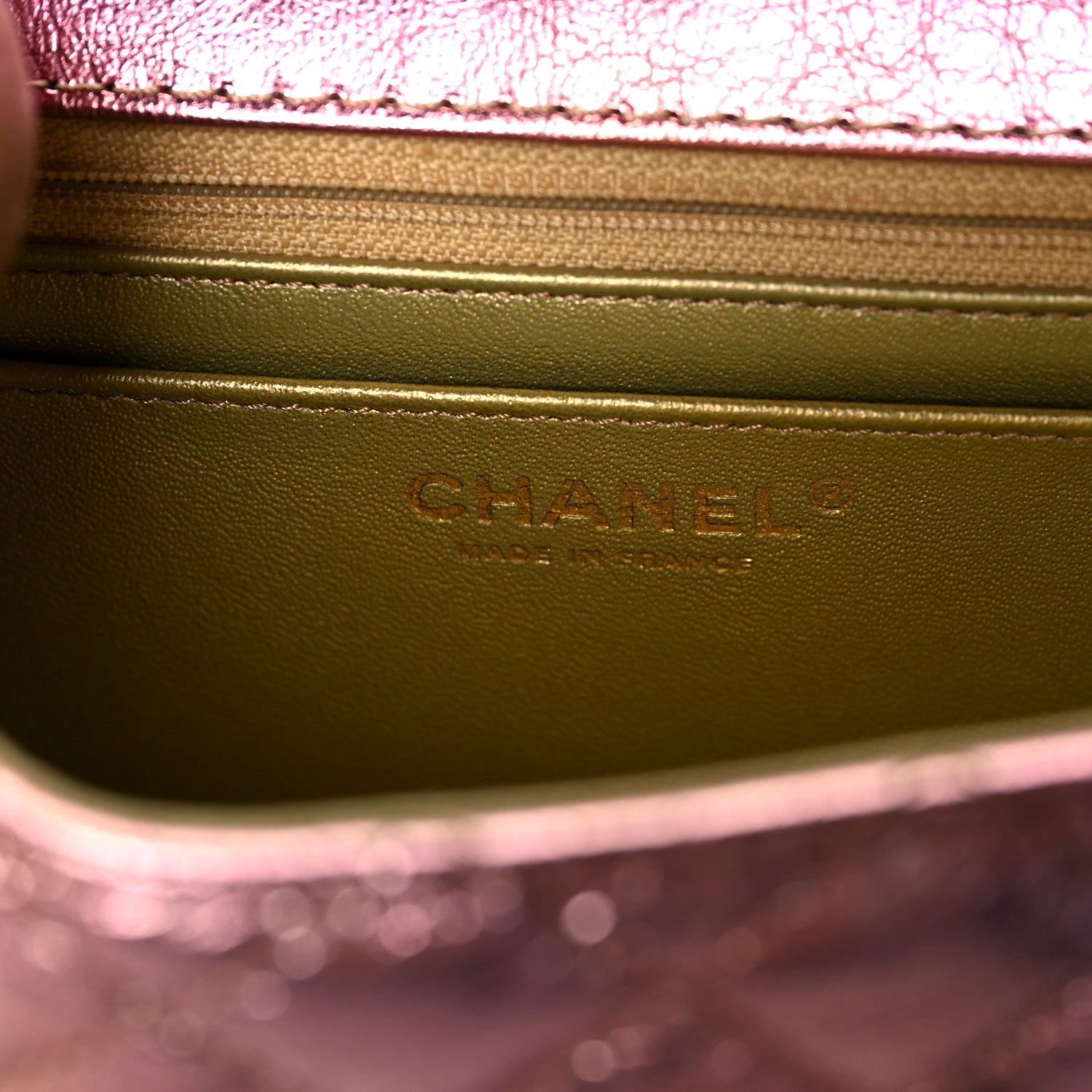 Chanel Metallic Goatskin Quilted Mini 2.55 Reissue Flap Multicolor 6 of 11