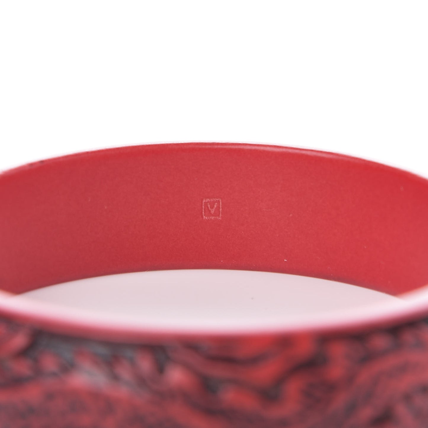 Resin Flora Bracelet Red