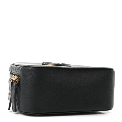 Chanel Shiny Calfskin Goatskin Small Coco Curve Vanity Bag Black 4 of 11