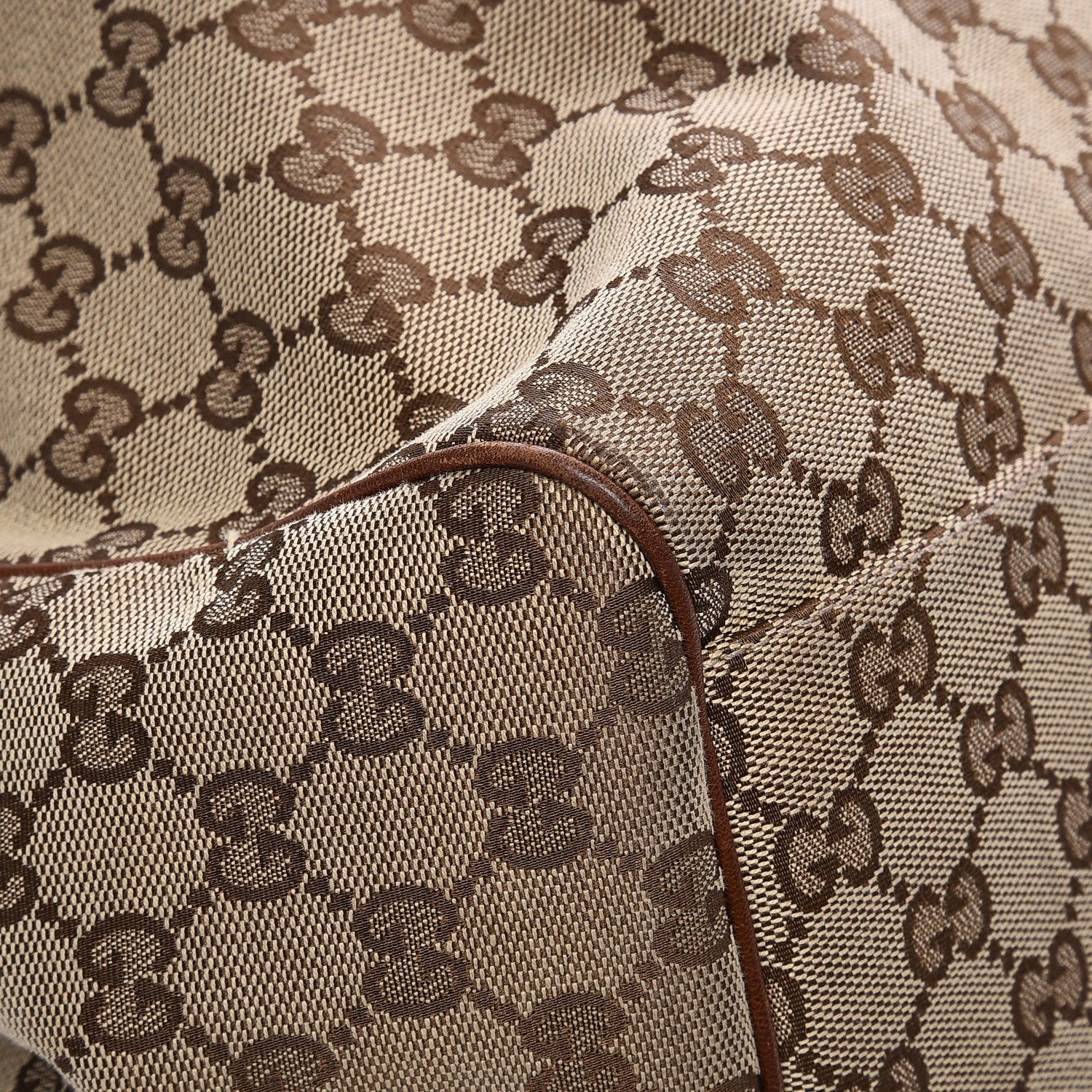 Gucci Monogram Large Sukey Tote Brown 12 of 19