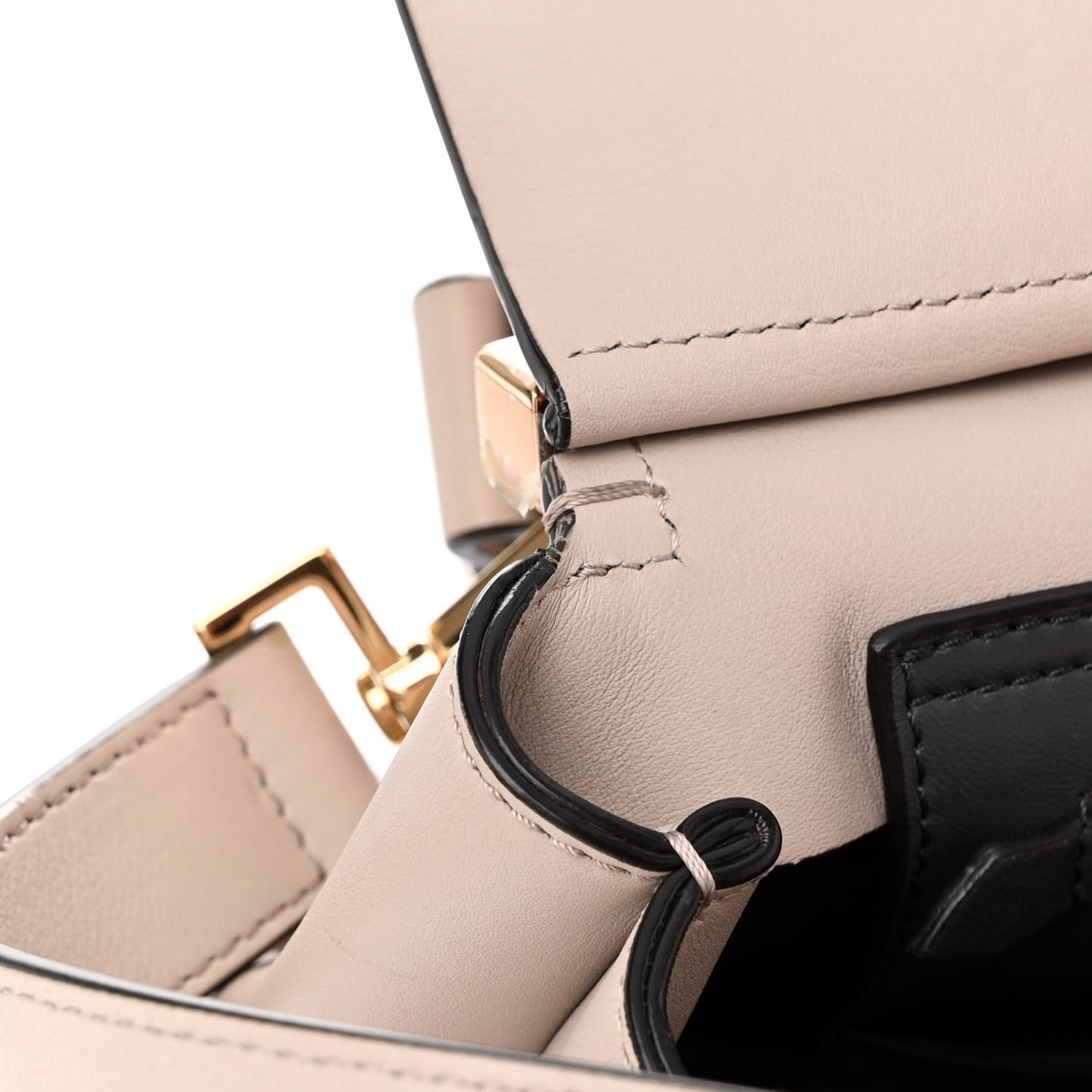 Calfskin Small Mystic Shoulder Bag Natural