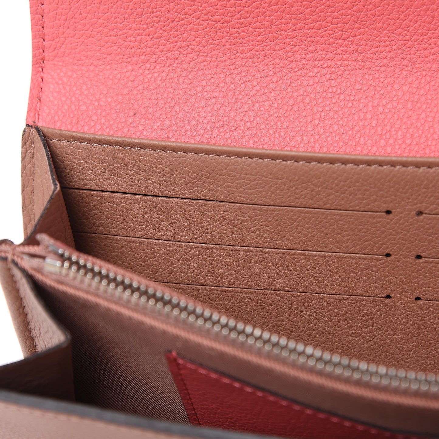 Calfskin Lockme II Wallet Blossom