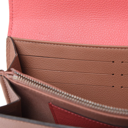Louis Vuitton Calfskin Lockme II Wallet Blossom 10 of 10