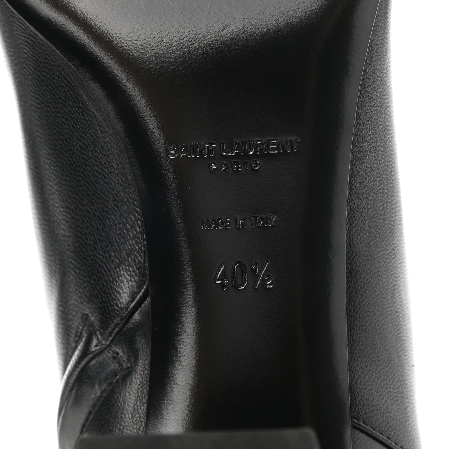 Saint Laurent Nappa Vendome Loulou Ankle Zip Boot 40.5 Black 6 of 10