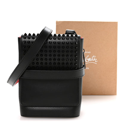 Christian Louboutin Calfskin Spikes Benech Reporter Black 11 of 11