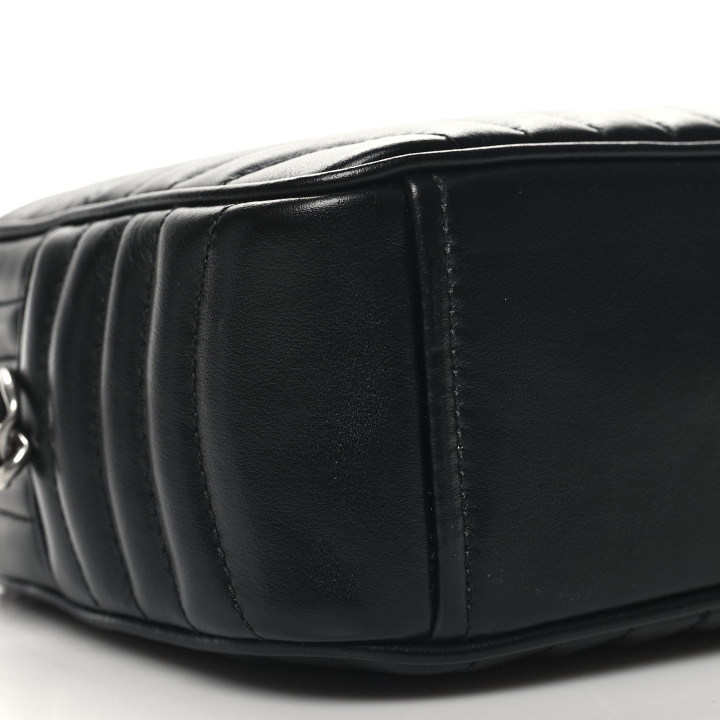 Soft Calfskin Diagramme Camera Bag Black