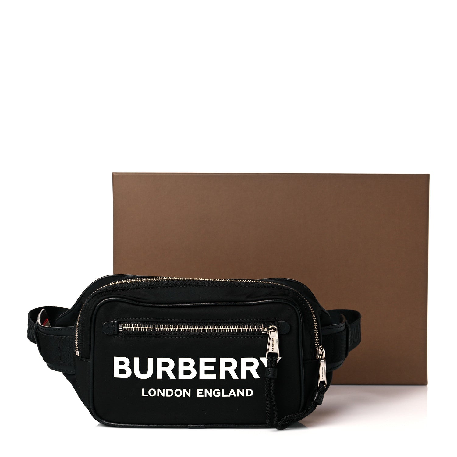 Burberry Econyl Logo Print Bum Bag Black 11 of 11