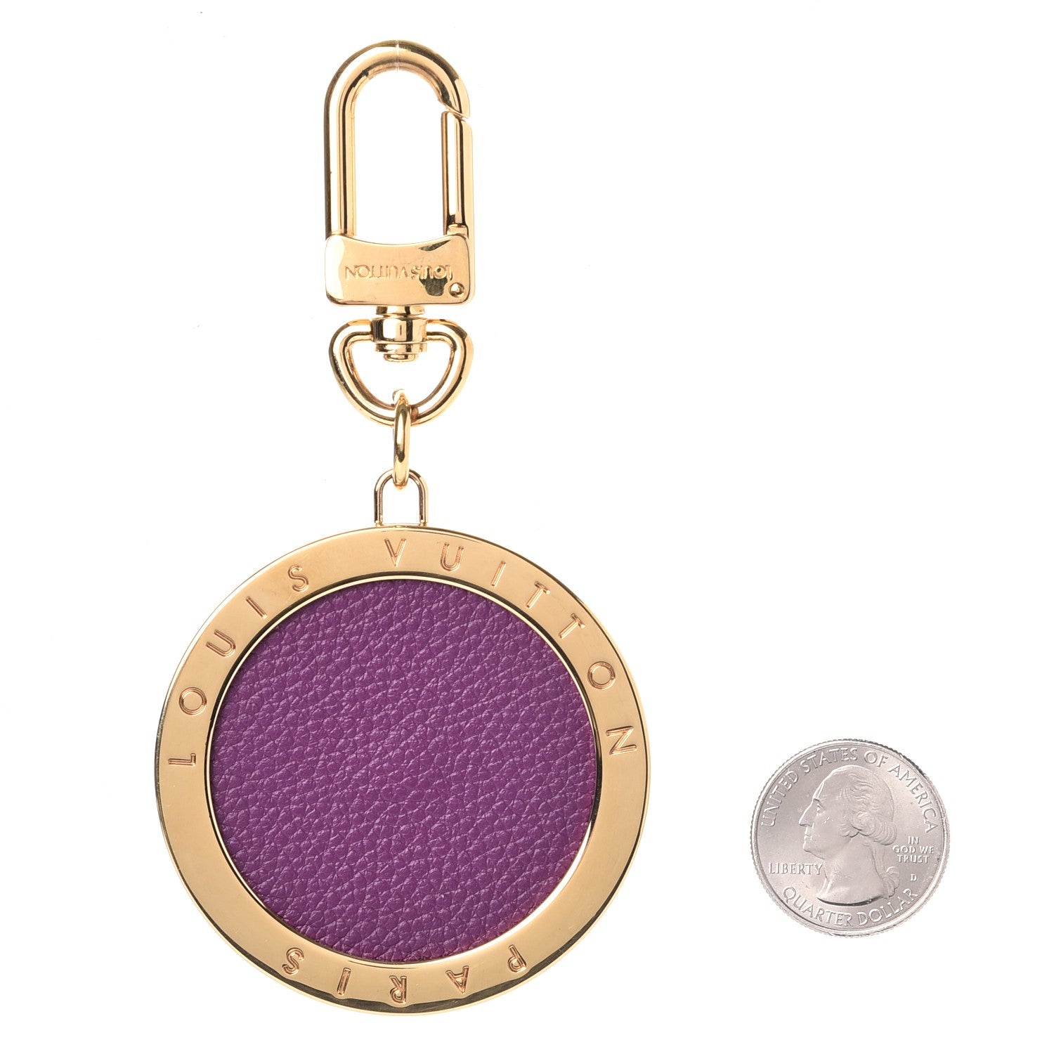 Louis Vuitton Posy Bag Charm Key Holder Amethyste 2 of 6