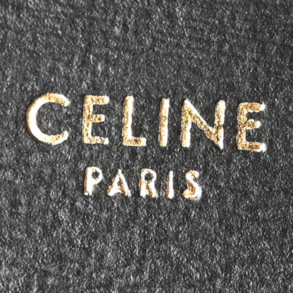 Celine Shiny Calfskin Teen Triomphe Black 6 of 10