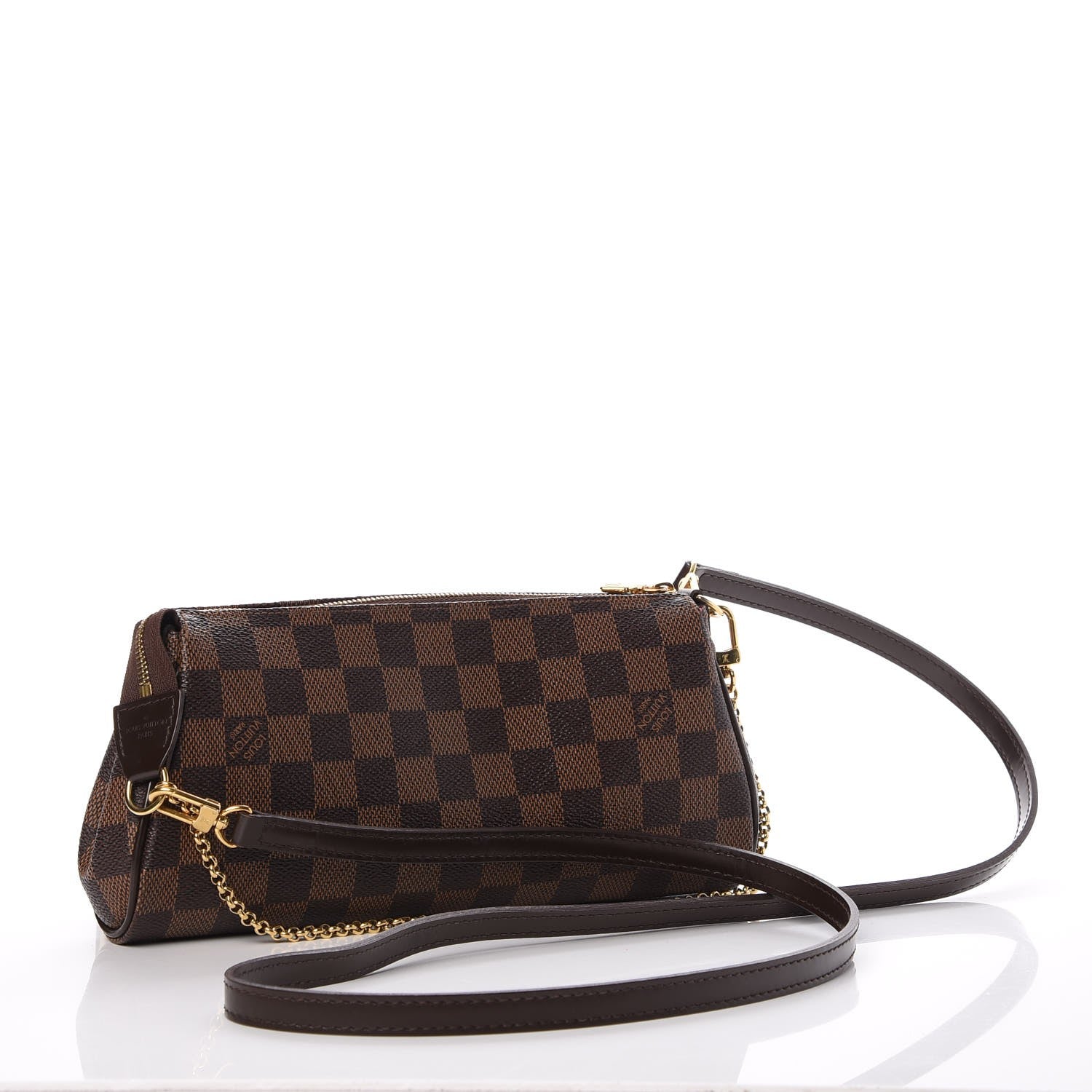 Louis Vuitton Damier Ebene Eva Clutch 3 of 8