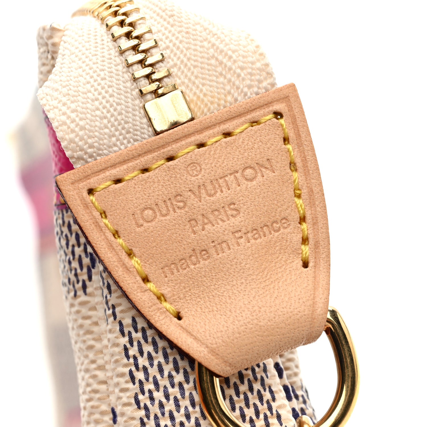 Louis Vuitton Damier Azur Summer Trunks Newport Beach Mini Pochette Accessories 6 of 10