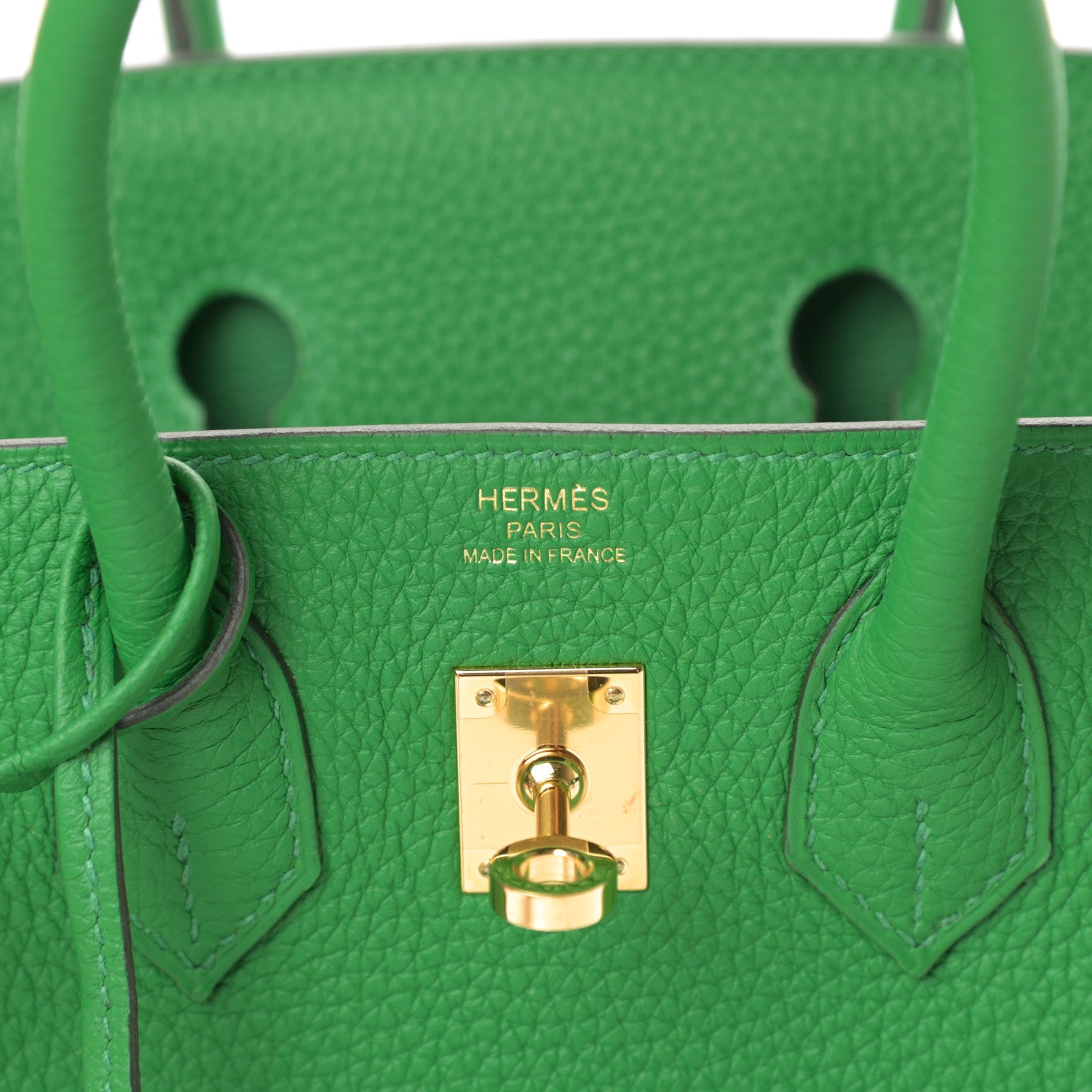 Hermes Togo Birkin 25 Bambou 6 of 12