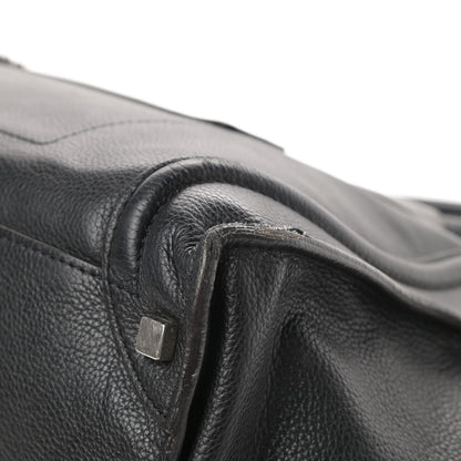 Celine Drummed Calfskin Shoulder Luggage Black 9 of 17