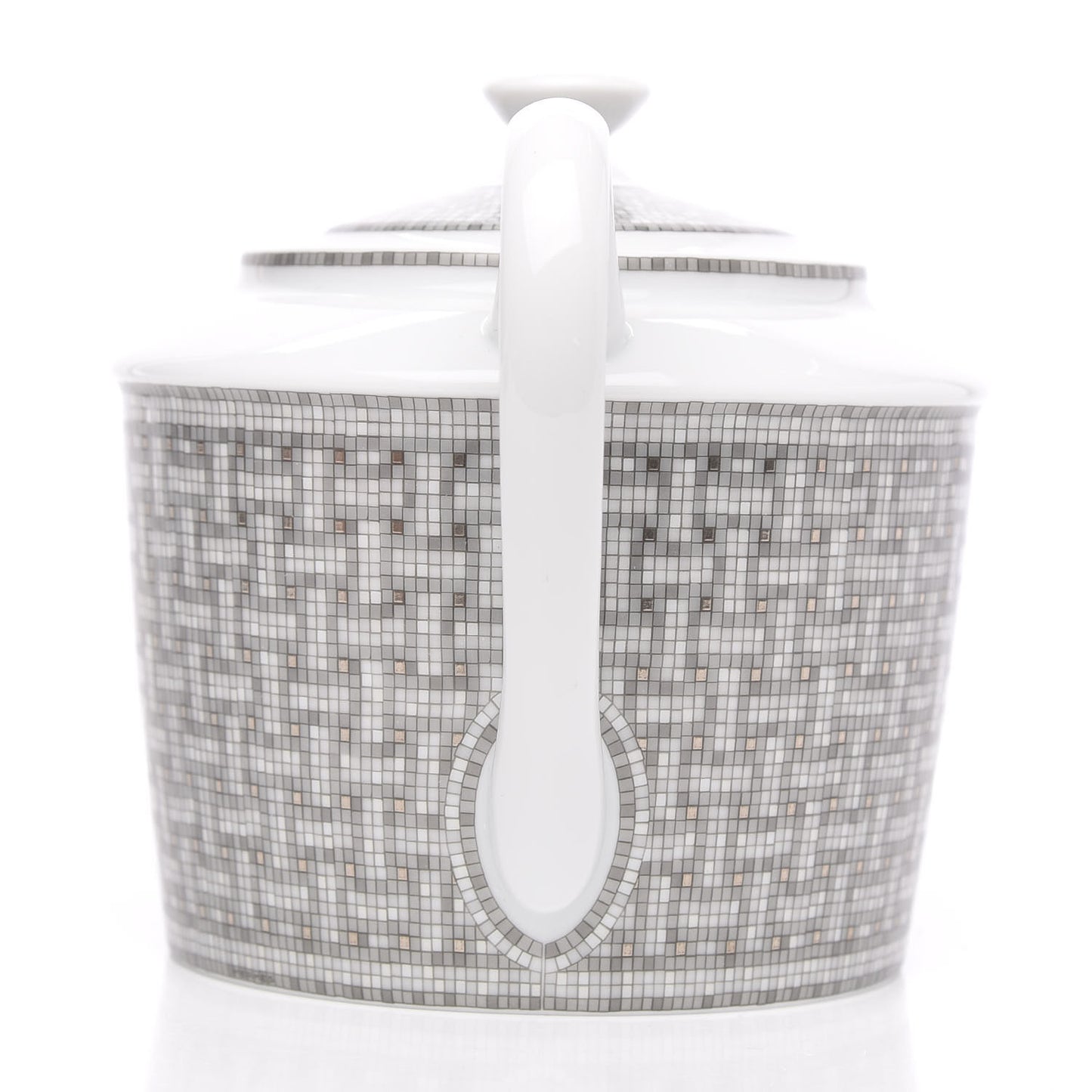 Porcelain Mosaique Au 24 Platine Coffee/Tea Pot Platinum