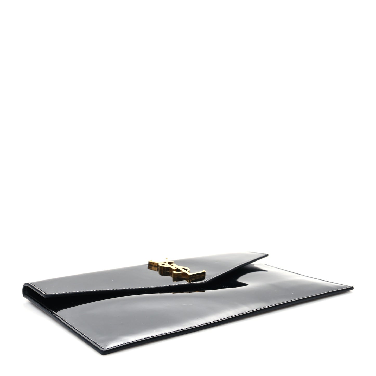 Patent Classic Monogram Uptown Clutch Black