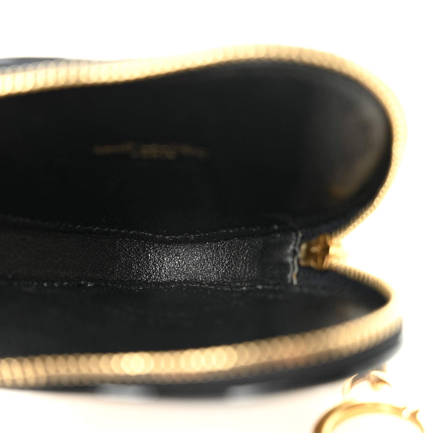 Saint Laurent Patent Heart Key Pouch Black 5 of 7