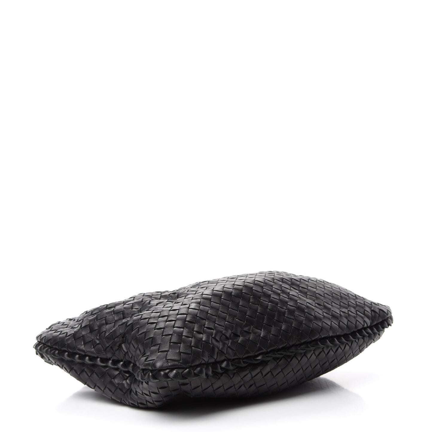 Nappa Intrecciato Medium Veneta Hobo Black