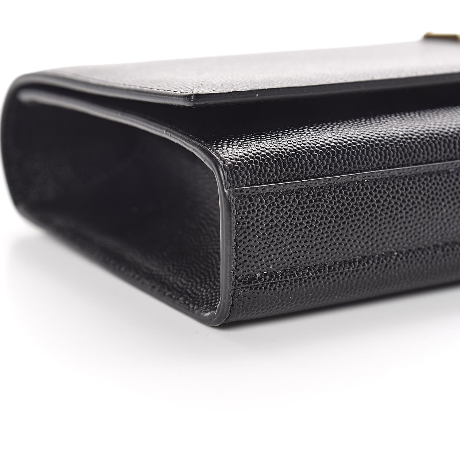 Saint Laurent Grain De Poudre Monogram Cassandre Clutch Black 8 of 9