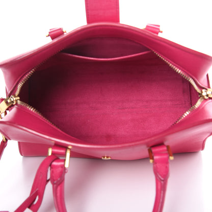 Saint Laurent Calfskin Monogram Baby Cabas Fuchsia 5 of 17