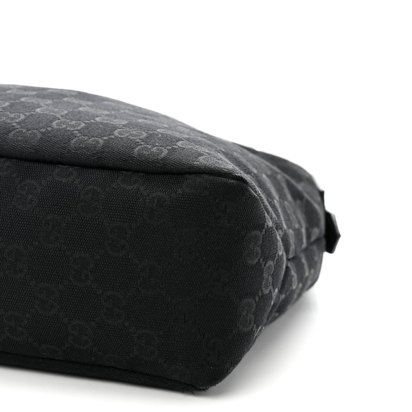 Monogram Medium Horsebit Chain Hobo Black