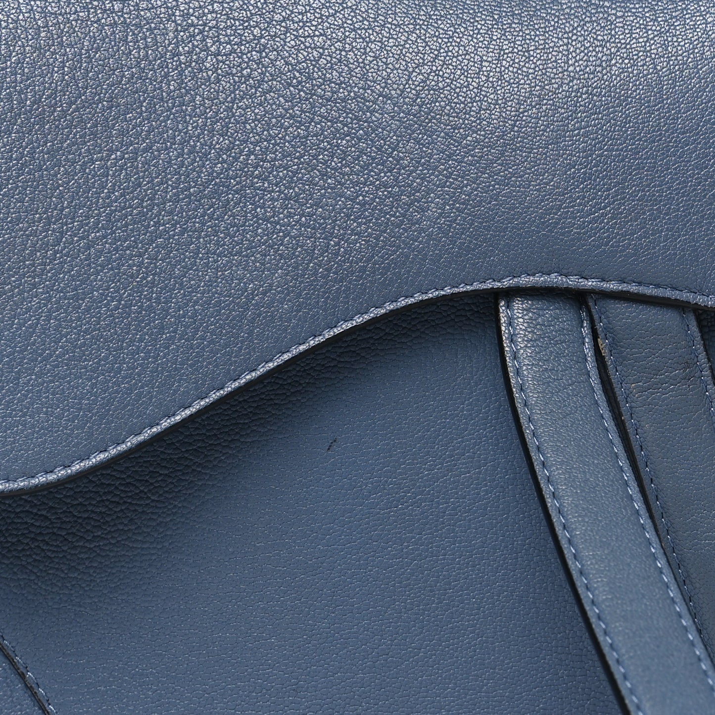 Calfskin Saddle Bag Sky Blue