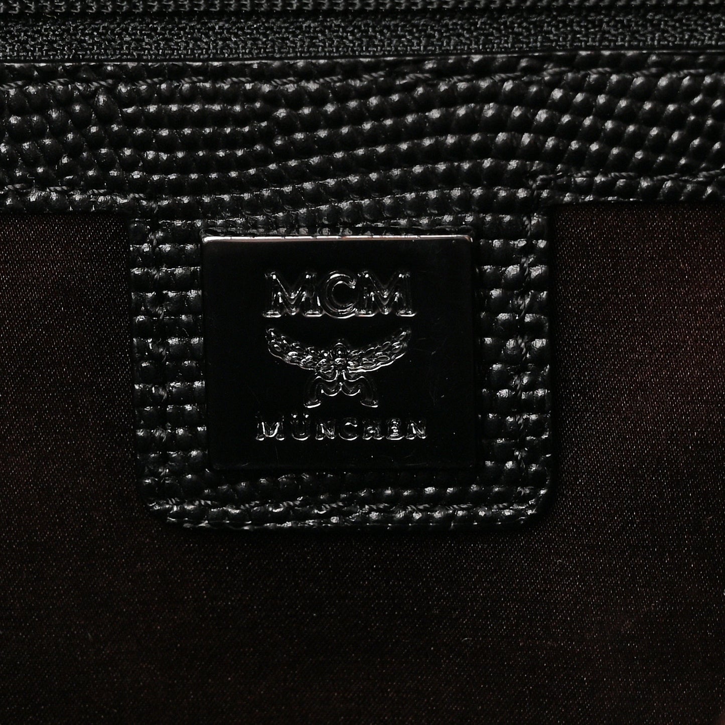 Visetos Lizard Embossed Calfskin Studded Small Backpack Coral Black