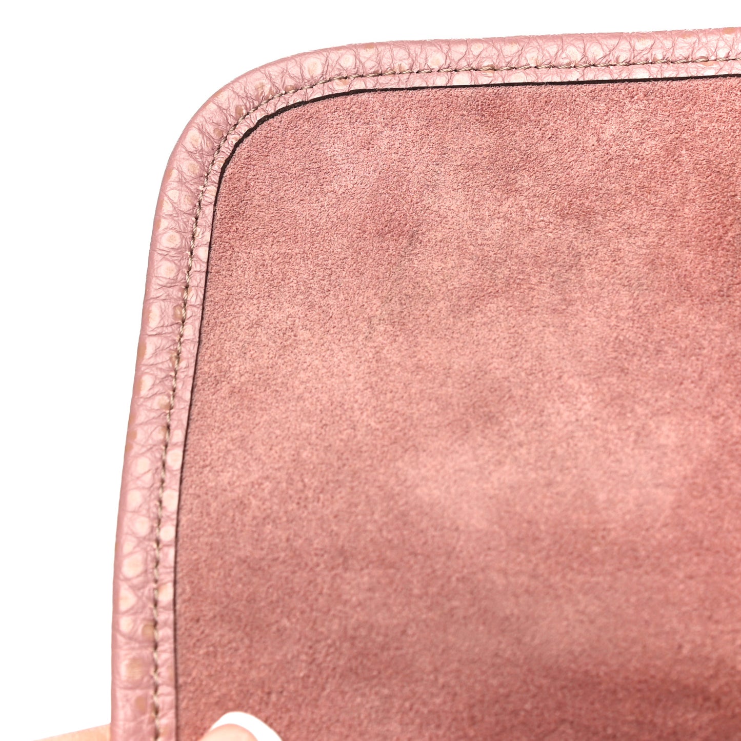 Heavy Grain Calfskin Small Bryn Dark Blush