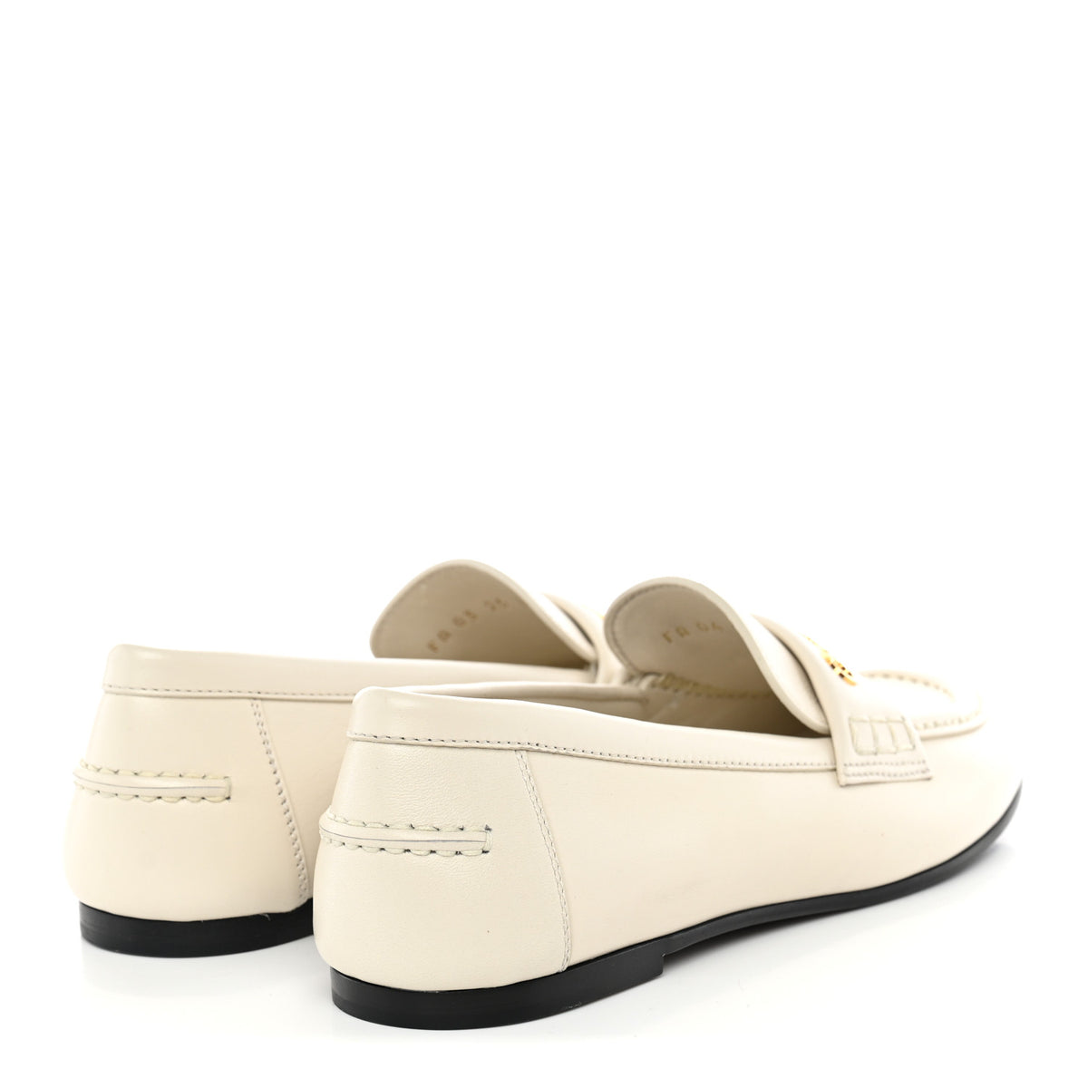 Calfskin Dior Boy Loafers 37.5 White