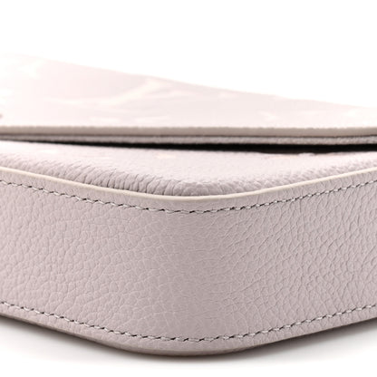 Louis Vuitton Empreinte Monogram Giant Felicie Pochette Brume Quartz 11 of 13