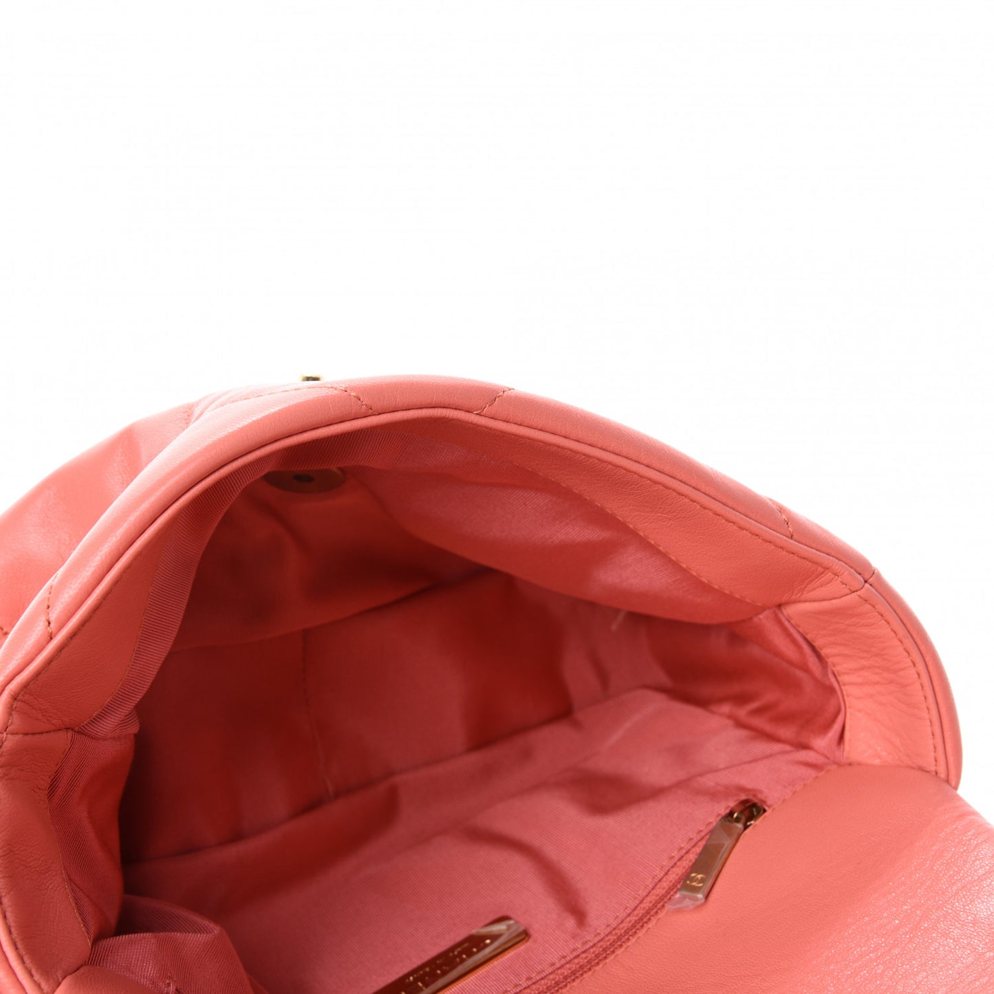 Goatskin Quilted Medium 19 Flap Pink