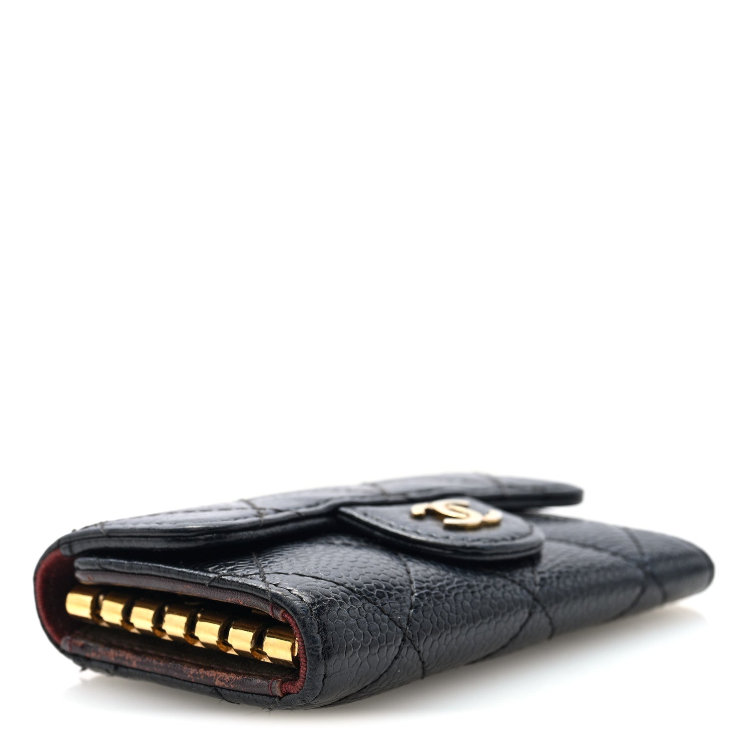 Chanel Caviar Quilted 6 Key Holder Black 4 of 8