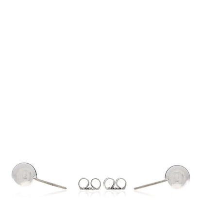 Tiffany Sterling Silver 8mm HardWear Ball Earrings 3 of 4