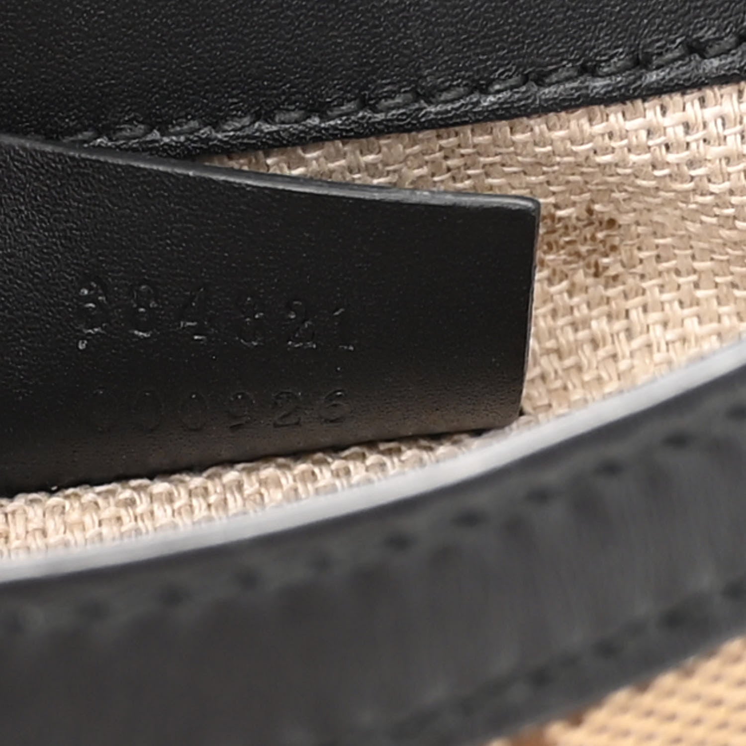 Gucci Monogram Small Lady Web Shoulder Bag Beige Black 7 of 10
