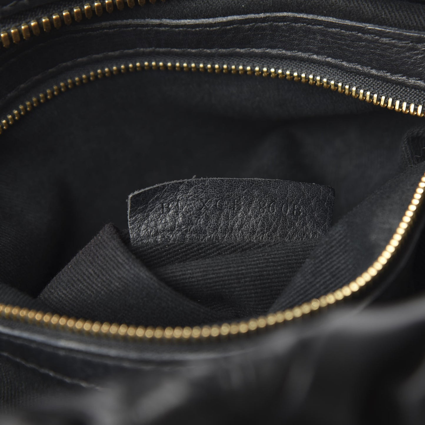 Lambskin Pleated Studded Maizeon Tote Black