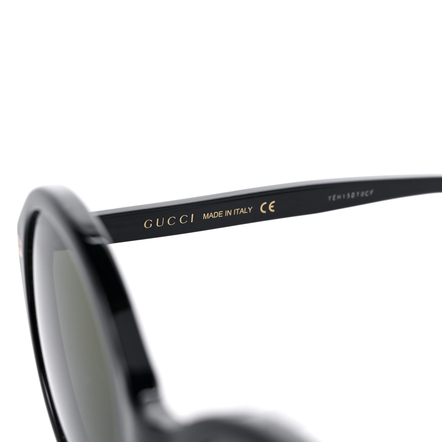 Acetate Round Sunglasses GG0023S Black