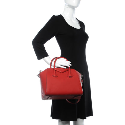 Givenchy Sugar Goatskin Small Antigona Red 3 of 11