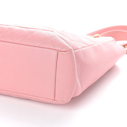 Chanel Caviar Quilted Petit Shopping Tote PST Pink 9 of 9