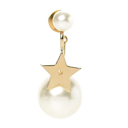 Christian Dior Pearl My ABCDior Tribales Etoile Earring Gold 1 of 3