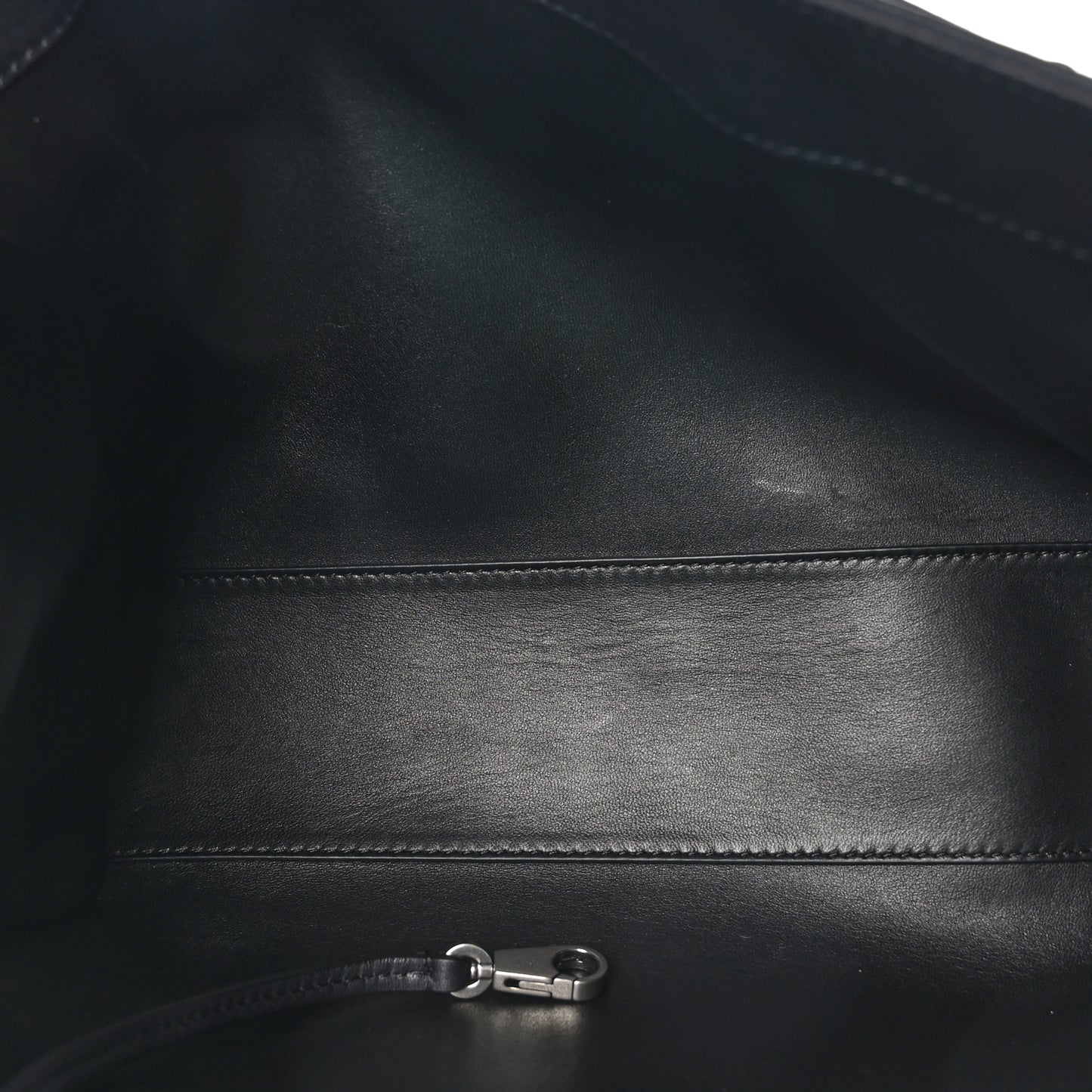 Polished Saddle Calfskin Small Alexia Bag Black