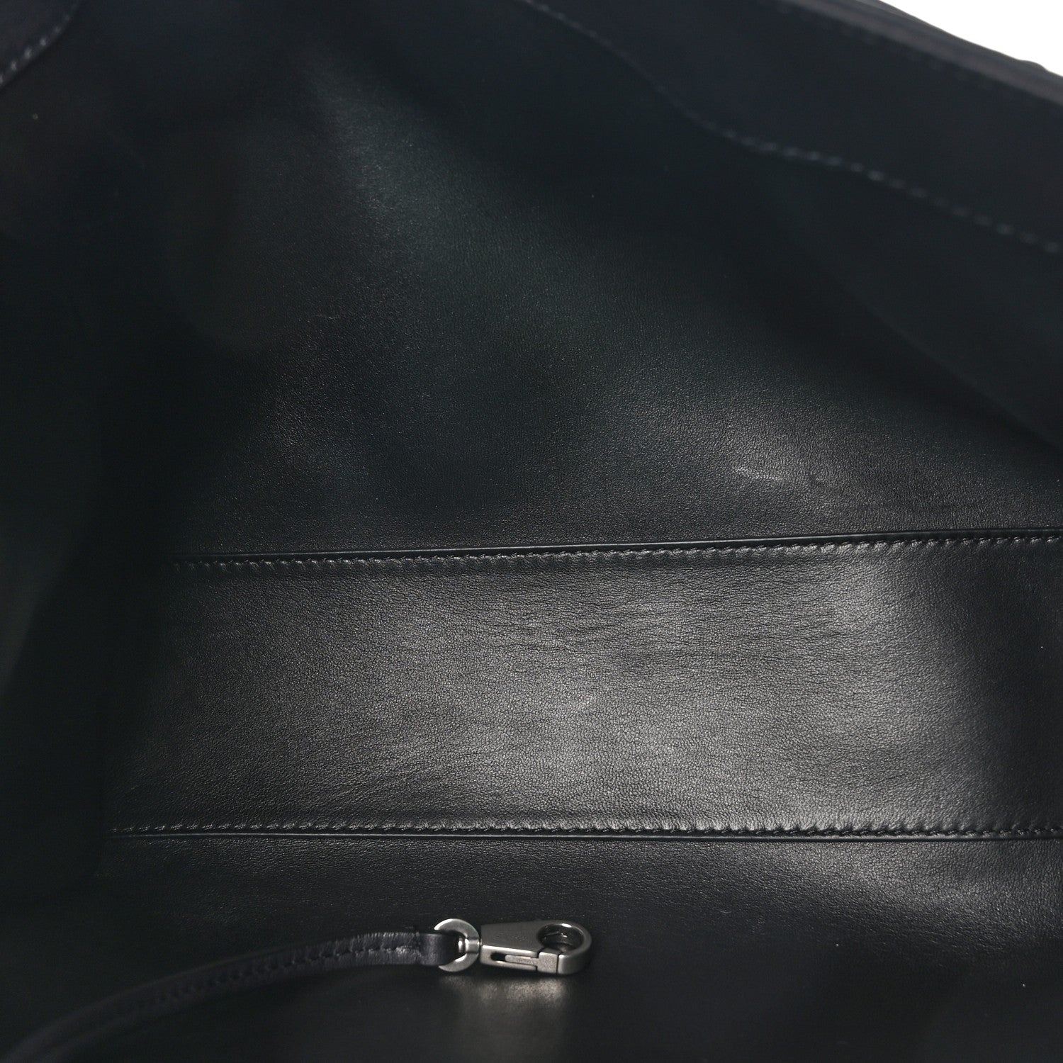 The Row Polished Saddle Calfskin Small Alexia Bag Black 6 of 10