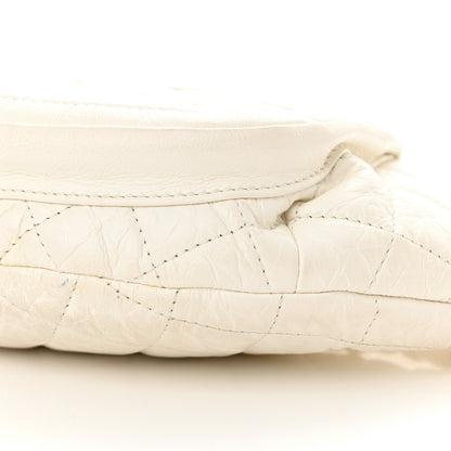 Chanel Aged Calfskin Quilted Waist Bag With Coin Purse White 10 of 14