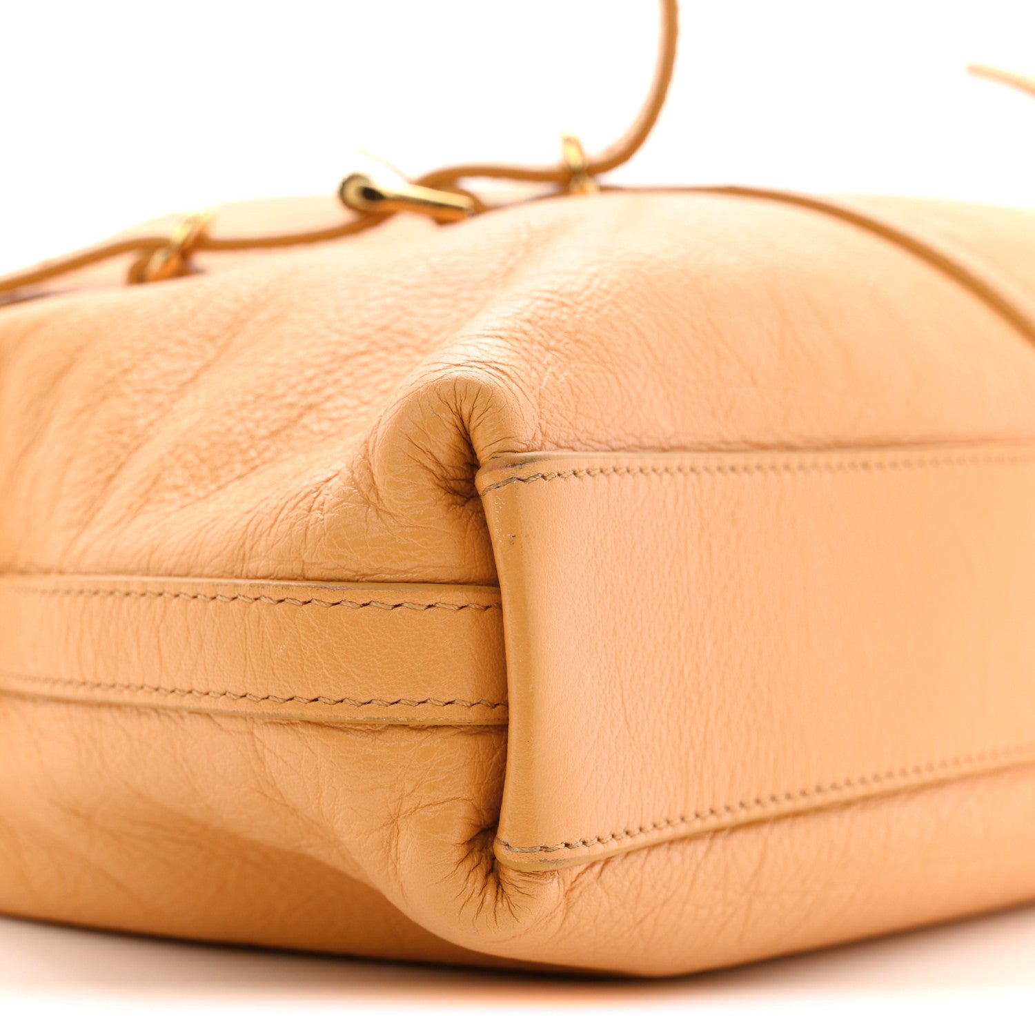 Givenchy Tumbled Calfskin Medium Voyou Bag Mustard 9 of 12