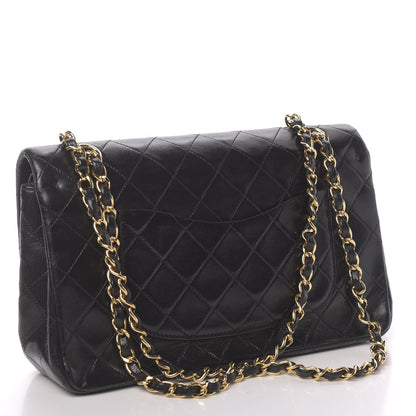 Chanel Lambskin Quilted Medium Double Flap Black 3 of 19