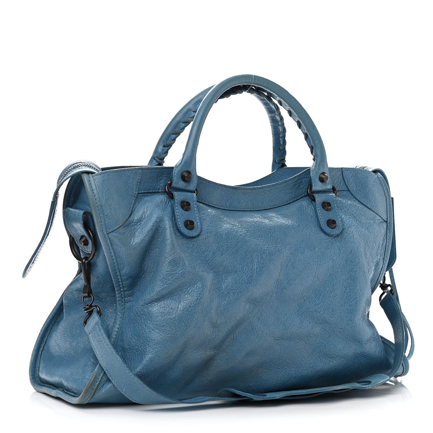 Balenciaga Agneau Classic Hardware City Aquamarine 2 of 9
