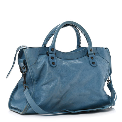 Balenciaga Agneau Classic Hardware City Aquamarine 2 of 9
