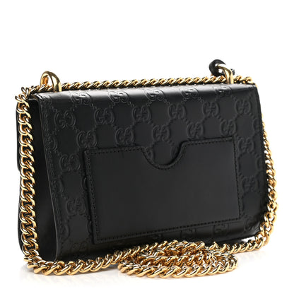 Gucci Guccissima Small Padlock Shoulder Bag Black 3 of 11