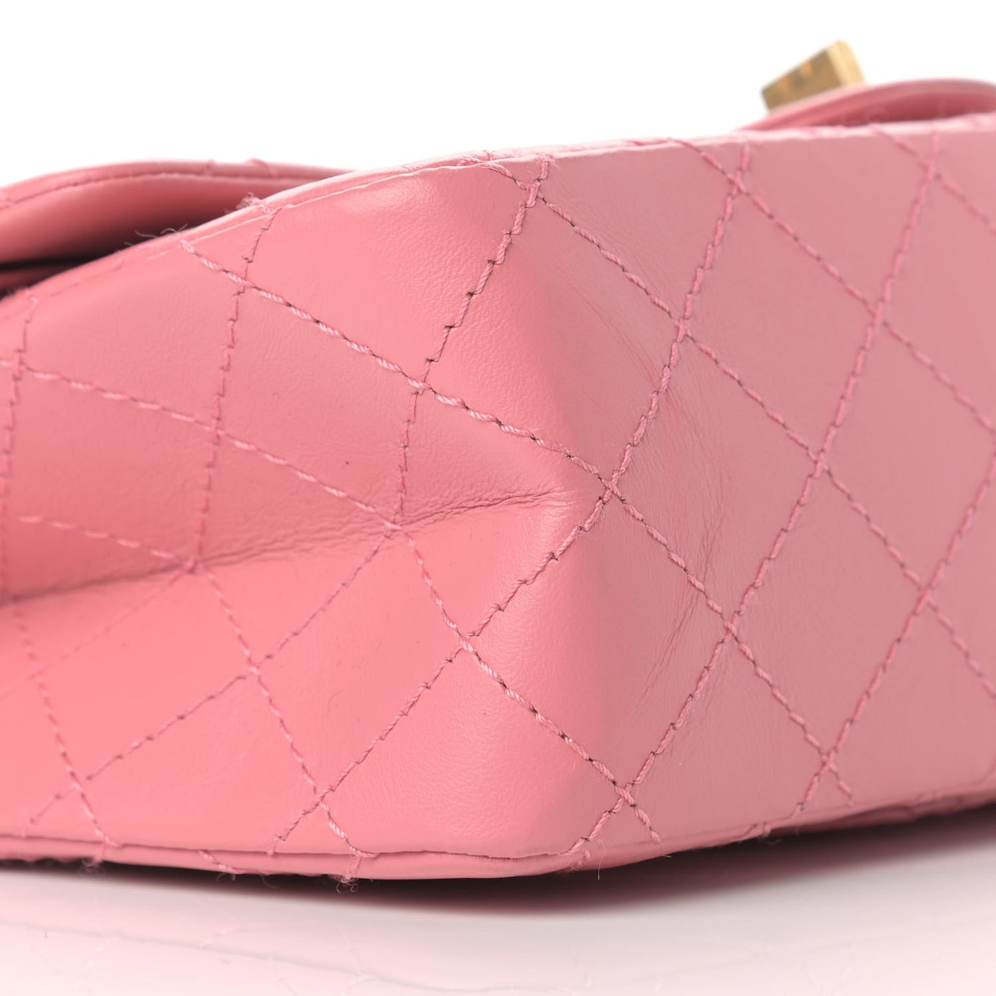 Aged Calfskin Quilted 2.55 Reissue 225 Flap Pink