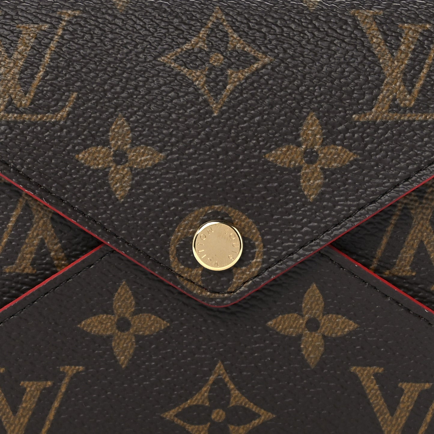 Monogram Medium Kirigami Pochette Insert Coquelicot