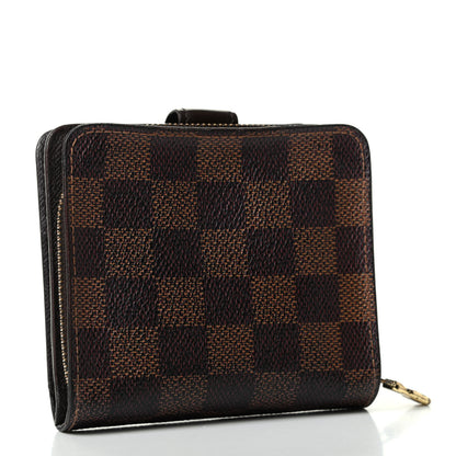 Louis Vuitton Damier Ebene Zippe Zipped Compact Wallet 3 of 7