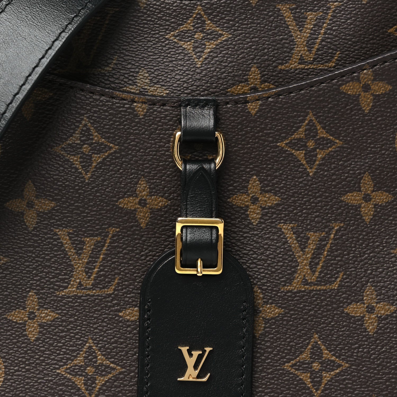 Louis Vuitton Monogram Odeon PM Black 7 of 9